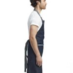 Domain Contrast Denim Bib Apron
