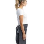 Domain Contrast Denim Waist Apron