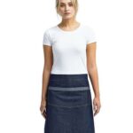 Domain Contrast Denim Waist Apron