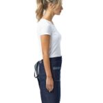 Domain Contrast Denim Waist Apron