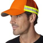 Trucker Reflector High-Visibility Constructed Cap