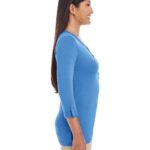 Women's Perfect Fit™ Y-Placket Convertible Sleeve Knit Top