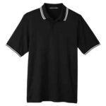 Men's CrownLux Performance® Plaited Tipped Polo