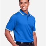 Men's CrownLux Performance® Plaited Tipped Polo