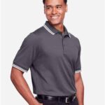 Men's CrownLux Performance® Plaited Tipped Polo