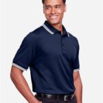 Men's CrownLux Performance® Plaited Tipped Polo