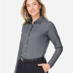 Women's CrownLux Performance® Spencer Poplin Dress Shirt