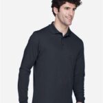 Men's Tall Pinnacle Performance Long Sleeve Piqué Polo