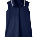 Women's CrownLux Performance® Plaited Tipped Sleeveless Polo