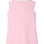 Women's CrownLux Performance® Plaited Tipped Sleeveless Polo