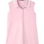 Women's CrownLux Performance® Plaited Tipped Sleeveless Polo