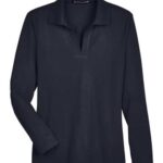 Women's CrownLux Performance® Plaited Long Sleeve Polo