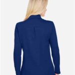 Women's CrownLux Performance® Plaited Long Sleeve Polo