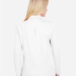 Women's CrownLux Performance® Plaited Long Sleeve Polo