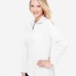 Women's CrownLux Performance® Plaited Long Sleeve Polo