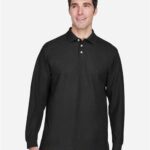 Men's Pima Piqué Long Sleeve Polo