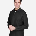 Men's Pima Piqué Long Sleeve Polo