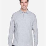 Men's Pima Piqué Long Sleeve Polo