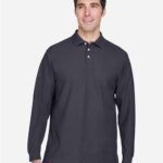 Men's Pima Piqué Long Sleeve Polo