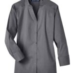 Women's Crown Collection® Stretch Broadcloth Three-Quarter Sleeve Blouse