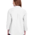 Women's Crown Collection® Stretch Broadcloth Three-Quarter Sleeve Blouse