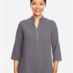Women's Perfect Fit™ Three-Quarter Sleeve Crepe Tunic