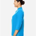 Women's Perfect Fit™ Three-Quarter Sleeve Crepe Tunic