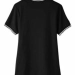 Women's CrownLux Performance® Plaited Tipped V-Neck Shirt