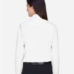 Women's Crown Collection® Solid Stretch Twill Woven Dress Shirt