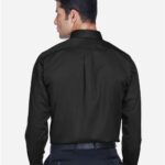 Men's Tall Crown Collection® Solid Stretch Twill Woven Dress Shirt