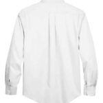 Men's Tall Crown Collection® Solid Stretch Twill Woven Dress Shirt