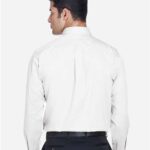 Men's Tall Crown Collection® Solid Stretch Twill Woven Dress Shirt