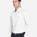 Men's Tall Crown Collection® Solid Stretch Twill Woven Dress Shirt
