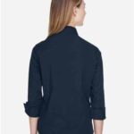 Women's Perfect Fit™ Three-Quarter Sleeve Stretch Poplin Dress Shirt