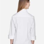Women's Perfect Fit™ Three-Quarter Sleeve Stretch Poplin Dress Shirt