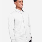 Men's CrownLux Performance® Plaited Dress Shirt
