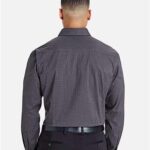Men's CrownLux Performance® Tonal Mini Check Woven Dress Shirt