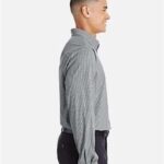 Men's CrownLux Performance® Tonal Mini Check Woven Dress Shirt