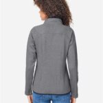 Women's Venture Heathered Stripe Full-Zip