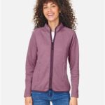 Women's Venture Heathered Stripe Full-Zip
