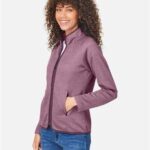 Women's Venture Heathered Stripe Full-Zip