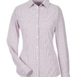 Women's CrownLux Performance® Micro Windowpane Woven Dress Shirt