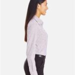 Women's CrownLux Performance® Micro Windowpane Woven Dress Shirt