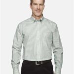 Men's Crown Collection® Banker Stripe Woven Dress Shirt