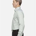 Men's Crown Collection® Banker Stripe Woven Dress Shirt