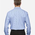 Men's Crown Collection® Banker Stripe Woven Dress Shirt