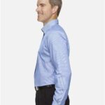 Men's Crown Collection® Banker Stripe Woven Dress Shirt