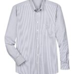 Men's Crown Collection® Banker Stripe Woven Dress Shirt