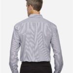 Men's Crown Collection® Banker Stripe Woven Dress Shirt