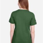 Women's CrownLux Performance® Plaited Rolled Sleeve Shirt